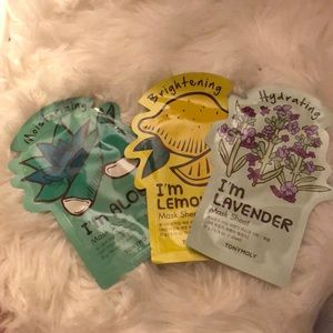 3 sheet face masks